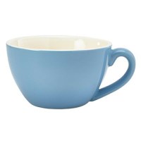 34cl Blue Porcelain Bowl Shaped Cup
